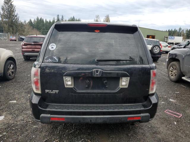 5FNYF28116B049132 - 2006 HONDA PILOT LX BLACK photo 6