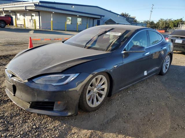 5YJSA1E21LF349230 - 2020 TESLA MODEL S ნაცრისფერი ფოტო 1