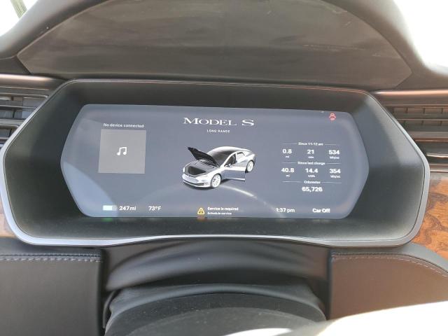 5YJSA1E21LF349230 - 2020 TESLA MODEL S ნაცრისფერი ფოტო 9
