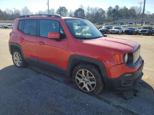 ZACCJABB0HPE42507 - 2017 JEEP RENEGADE LATITUDE RED photo 4