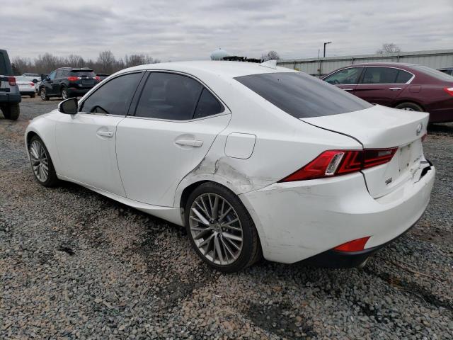 JTHCF1D25E5006351 - 2014 LEXUS IS 250 WHITE photo 2