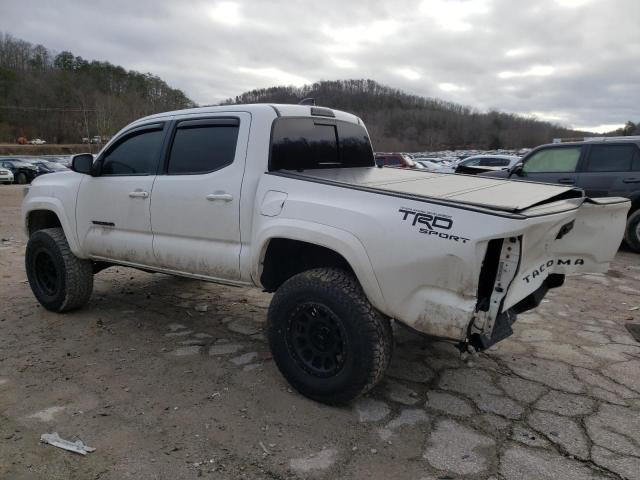 3TMCZ5AN3LM300773 - 2020 TOYOTA TACOMA DOUBLE CAB WHITE photo 2