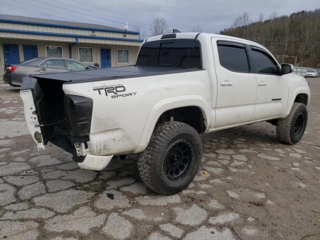 3TMCZ5AN3LM300773 - 2020 TOYOTA TACOMA DOUBLE CAB WHITE photo 3