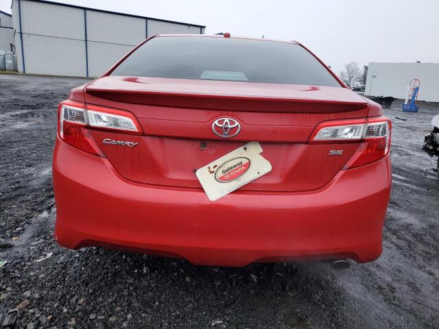 4T1BF1FK9CU635555 - 2012 TOYOTA CAMRY BASE RED photo 6