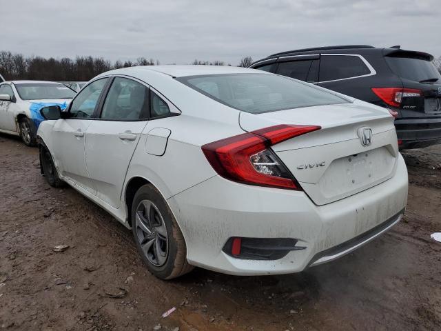 2HGFC2F60LH533329 - 2020 HONDA CIVIC LX WHITE photo 2