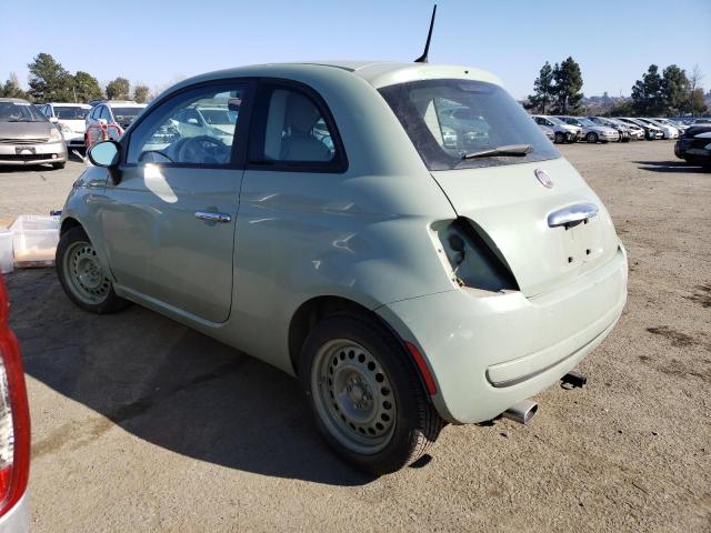 3C3CFFAR7CT384897 - 2012 FIAT 500 POP GREEN photo 2