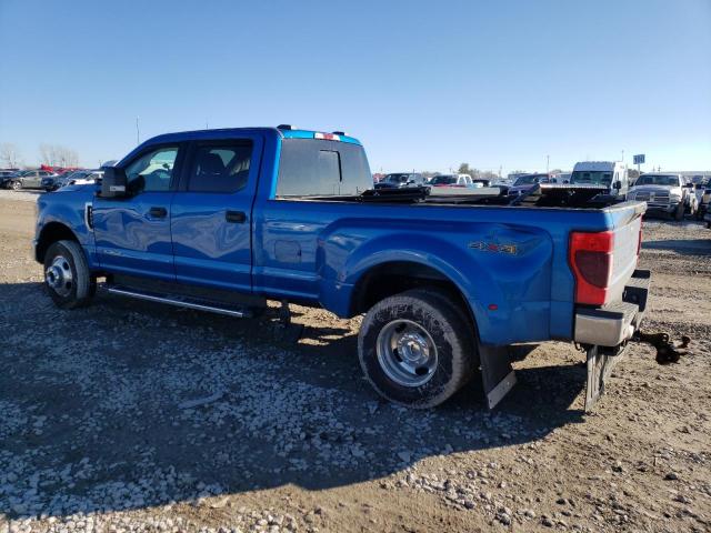 1FT8W3DT8LEE74390 - 2020 FORD F350 SUPER DUTY BLUE photo 2