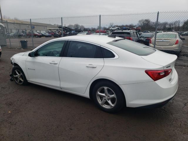 1G1ZB5ST6JF118034 - 2018 CHEVROLET MALIBU LS WHITE photo 2