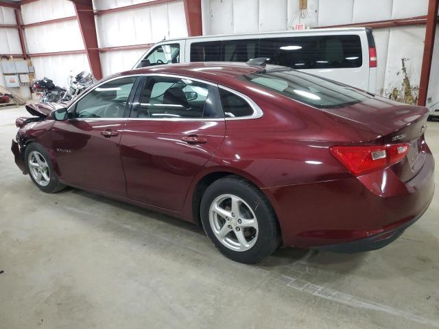 1G1ZB5ST8GF253587 - 2016 CHEVROLET MALIBU LS MAROON photo 2