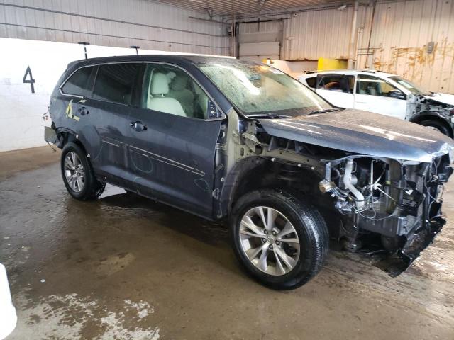 5TDJKRFH7ES044629 - 2014 TOYOTA HIGHLANDER XLE Mavi foto 4