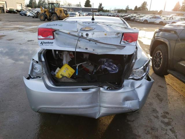 1G1PJ5SC2C7242583 - 2012 CHEVROLET CRUZE ECO SILVER photo 6