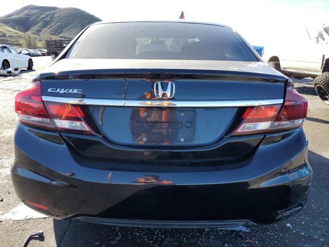 19XFB2F55FE707470 - 2015 HONDA CIVIC LX BLACK photo 6