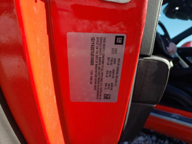 1G1YA2D73J5104028 - 2018 CHEVROLET CORVETTE STINGRAY 1LT RED photo 12