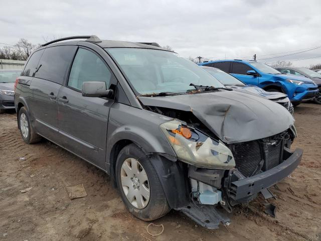 5N1BV28U15N112003 - 2005 NISSAN QUEST S GRAY photo 4