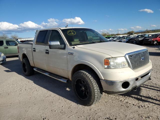 1FTPW14V07FB16296 - 2007 FORD F150 SUPERCREW WHITE photo 4