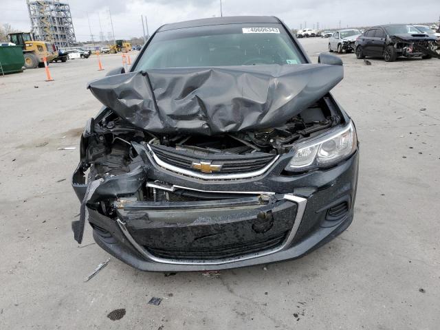 1G1JB5SHXH4128337 - 2017 CHEVROLET SONIC LS ნაცრისფერი ფოტო 5