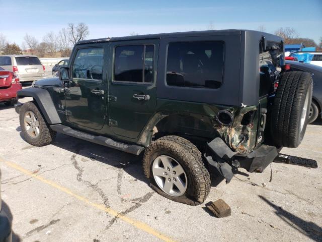 1J4GA39198L529640 - 2008 JEEP WRANGLER U X GREEN photo 2