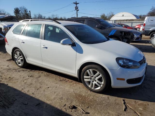 3VWPL7AJXEM610723 - 2014 VOLKSWAGEN JETTA TDI WHITE photo 4