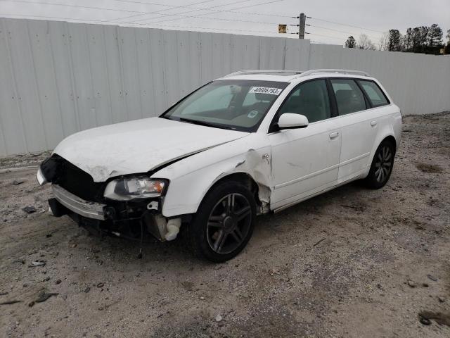 WAUKF78E57A110561 - 2007 AUDI A4 2.0T AVANT QUATTRO WHITE photo 1