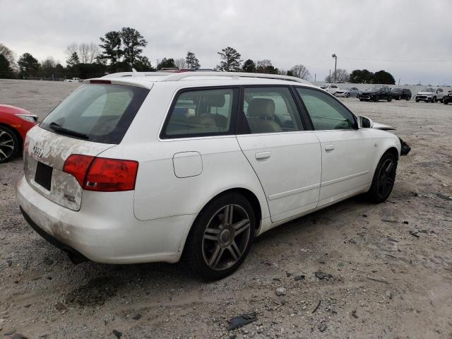 WAUKF78E57A110561 - 2007 AUDI A4 2.0T AVANT QUATTRO WHITE photo 3