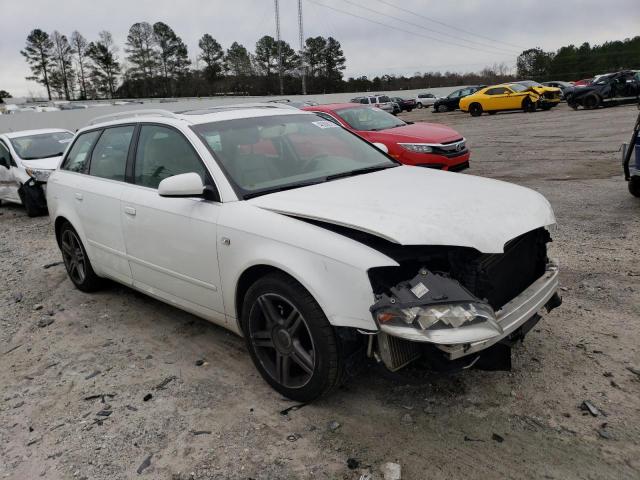 WAUKF78E57A110561 - 2007 AUDI A4 2.0T AVANT QUATTRO WHITE photo 4