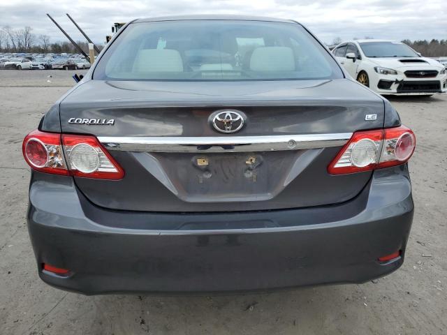 JTDBU4EE9BJ090027 - 2011 TOYOTA COROLLA BASE GRAY photo 6