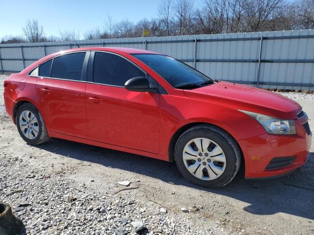 1G1PA5SH4E7137736 - 2014 CHEVROLET CRUZE LS RED photo 4