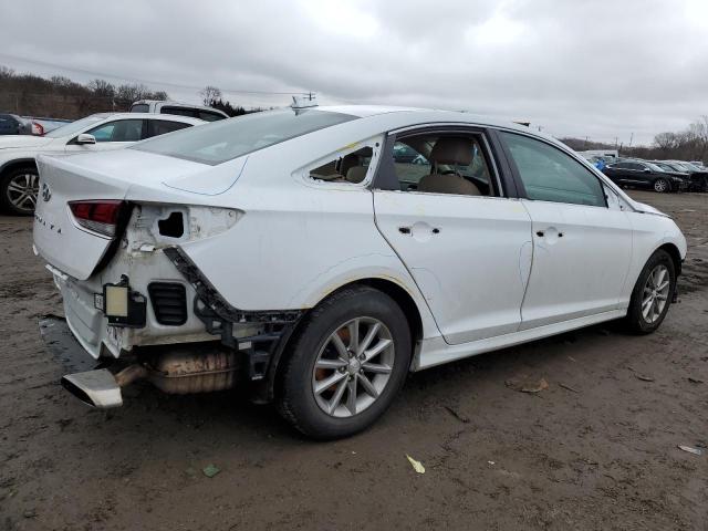 5NPE24AF8KH780460 - 2019 HYUNDAI SONATA SE WHITE photo 3