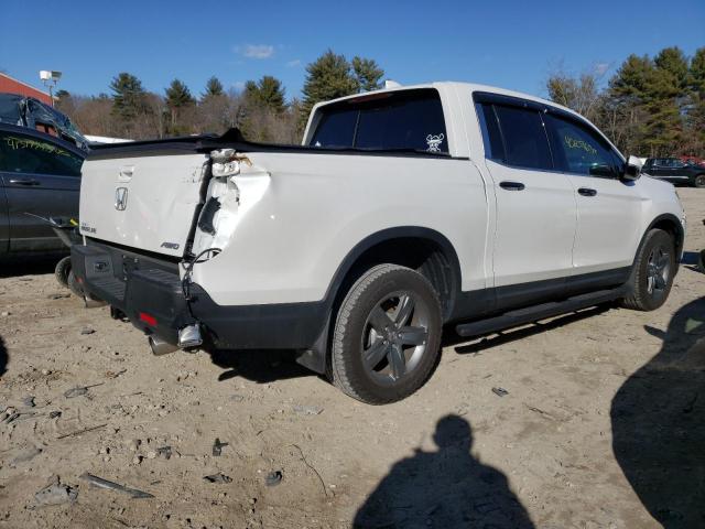 5FPYK3F7XNB023918 - 2022 HONDA RIDGELINE RTL WHITE photo 3