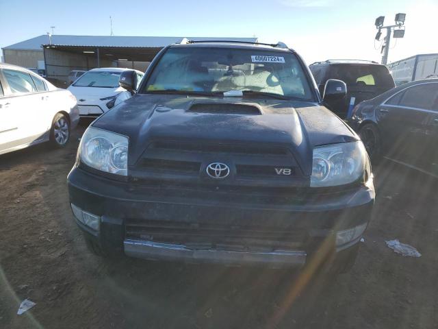 JTEBT14RX40037265 - 2004 TOYOTA 4RUNNER SR5 BLACK photo 5