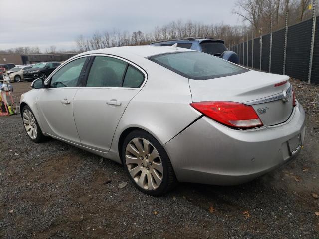 W04G15GV4B1115573 - 2011 BUICK REGAL CXL BLUE photo 2