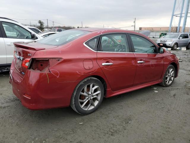 3N1AB7AP1EY337120 - 2014 NISSAN SENTRA S MAROON photo 3