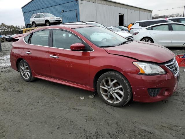 3N1AB7AP1EY337120 - 2014 NISSAN SENTRA S MAROON photo 4