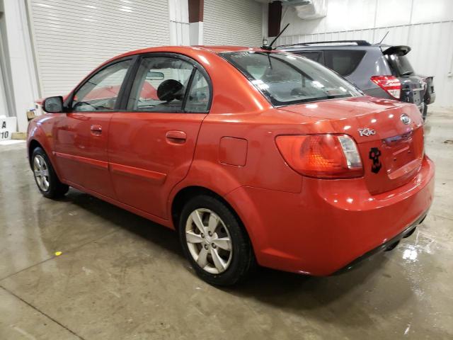 KNADH4A36B6953738 - 2011 KIA RIO BASE ORANGE photo 2