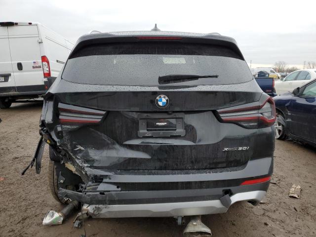 WBX57DP02NN169593 - 2022 BMW X3 XDRIVE30I BLACK photo 6