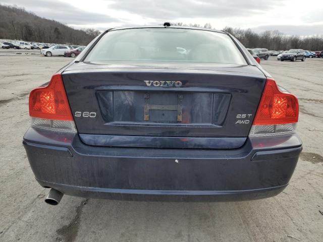 YV1RH592072641353 - 2007 VOLVO S60 2.5T BLUE photo 6