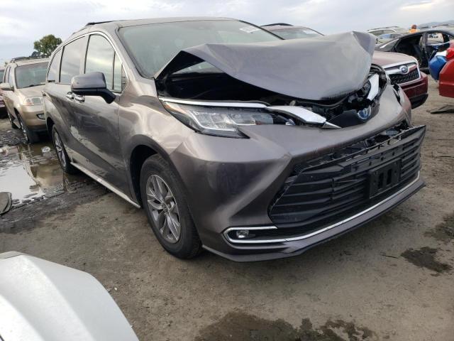 5TDJRKEC5NS096429 - 2022 TOYOTA SIENNA XLE GRAY photo 4