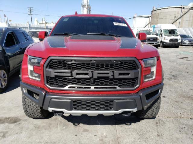 1FTFW1RG8LFC67371 - 2020 FORD F150 RAPTOR BURGUNDY photo 5