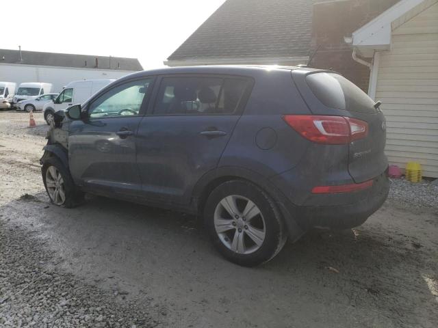 KNDPB3A22D7489752 - 2013 KIA SPORTAGE BASE GRAY photo 2