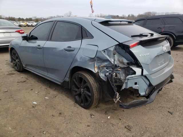 SHHFK7H47HU402100 - 2017 HONDA CIVIC SPORT ნაცრისფერი ფოტო 2