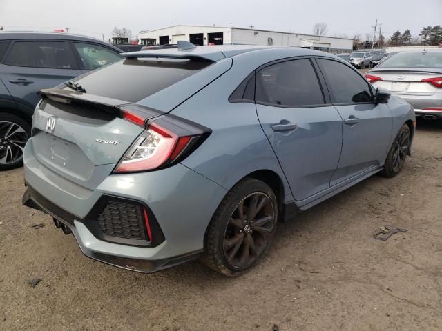 SHHFK7H47HU402100 - 2017 HONDA CIVIC SPORT ნაცრისფერი ფოტო 3