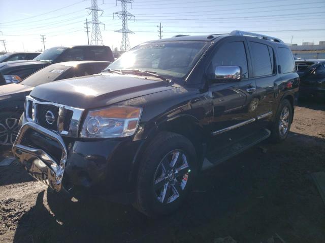 5N1AA0NE3BN623572 - 2011 NISSAN ARMADA PLATINUM BLACK photo 1