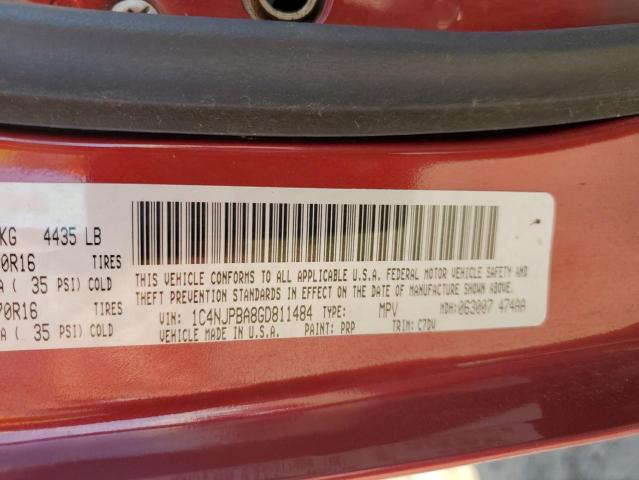 1C4NJPBA8GD811484 - 2016 JEEP PATRIOT SPORT BURGUNDY photo 12