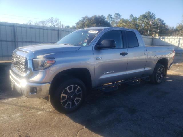 5TFRY5F14JX230405 - 2018 TOYOTA TUNDRA DOUBLE CAB SR/SR5 SILVER photo 1