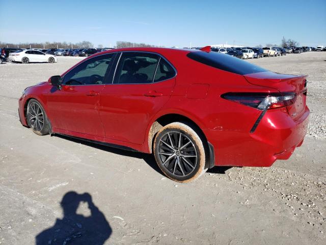 4T1G11AK6PU118540 - 2023 TOYOTA CAMRY SE NIGHT SHADE RED photo 2