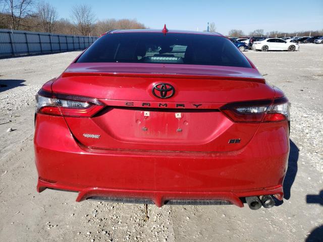 4T1G11AK6PU118540 - 2023 TOYOTA CAMRY SE NIGHT SHADE RED photo 6