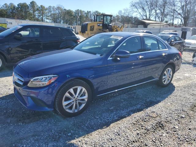 55SWF8EB0KU293130 - 2019 MERCEDES-BENZ C 300 4MATIC BLUE photo 1