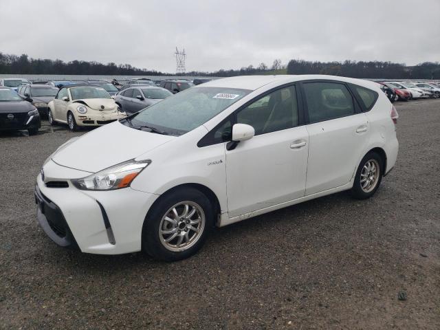 JTDZN3EU6FJ021220 - 2015 TOYOTA PRIUS V WHITE photo 1