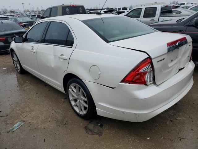 3FAHP0JA1AR163074 - 2010 FORD FUSION SEL WHITE photo 2