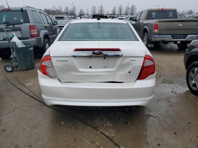 3FAHP0JA1AR163074 - 2010 FORD FUSION SEL WHITE photo 6